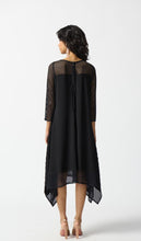 Load image into Gallery viewer, Black Handkerchief Dress
