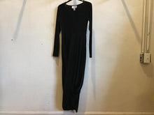 Load image into Gallery viewer, Blk Cross Drape Dress