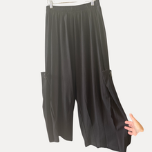 Load image into Gallery viewer, Big Side Pockets Pant Blk