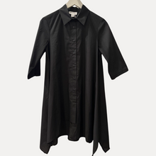 Load image into Gallery viewer, Blk Asymmetric long tunic